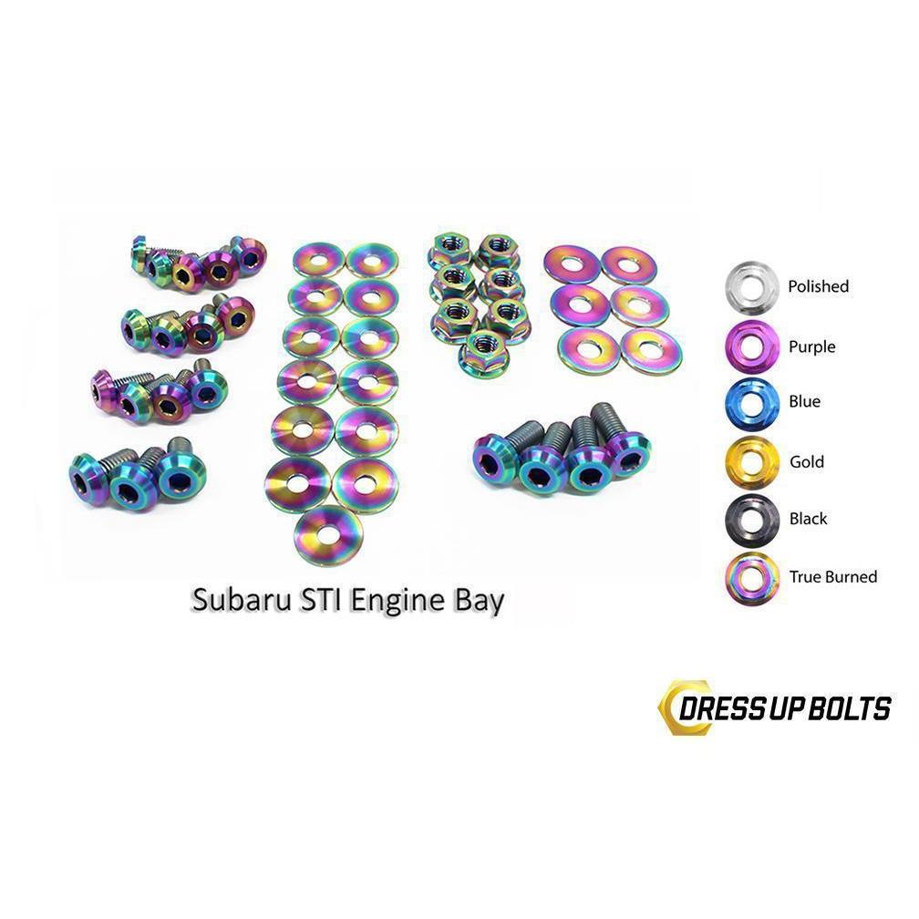 Dress Up Bolts, Dress Up Bolts Subaru WRX and STi (2011-2014) Titanium Engine Bay Kit