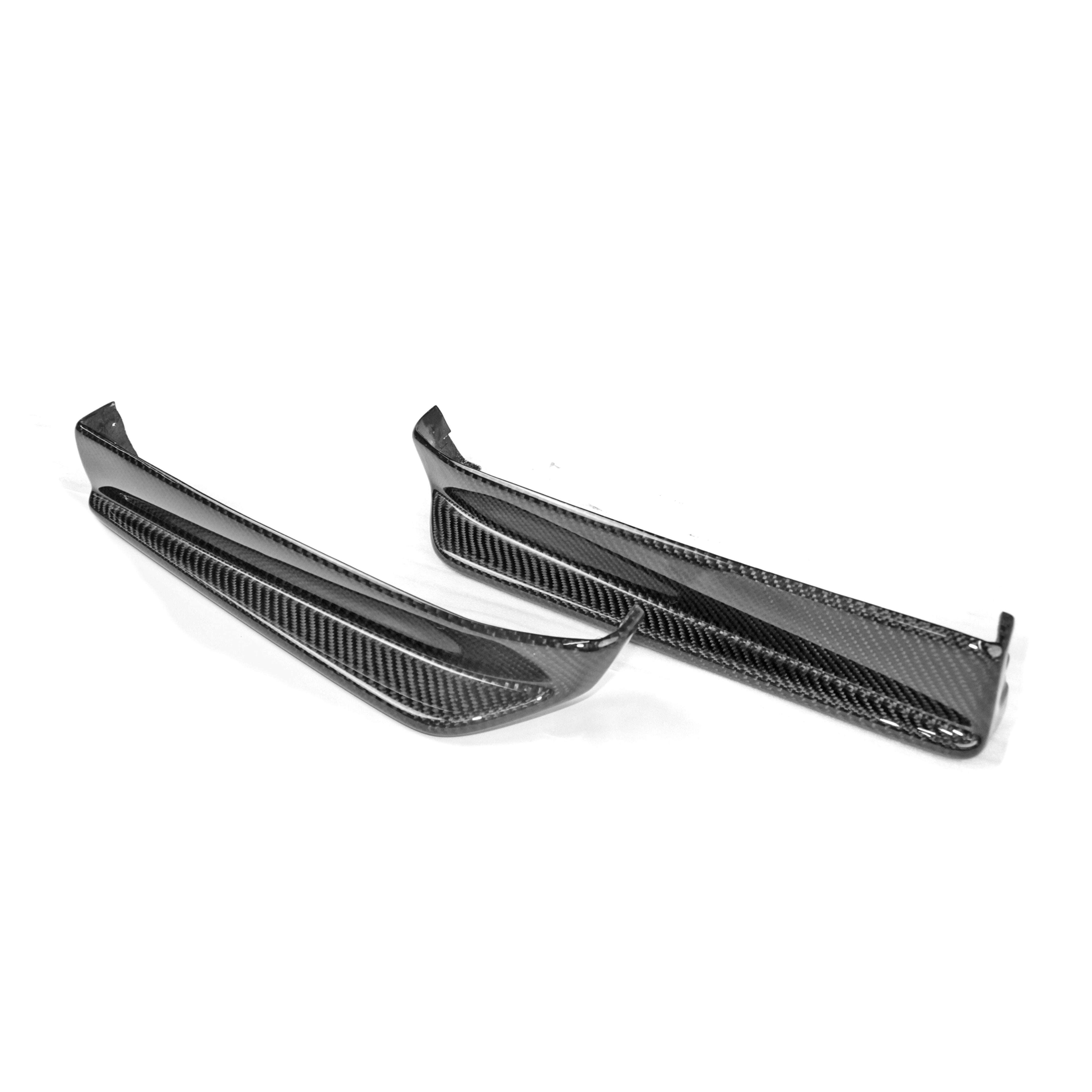 JDMuscle, JDMuscle 2015-21 WRX/STI Tanso Carbon Fiber Rear Spats - STI Style