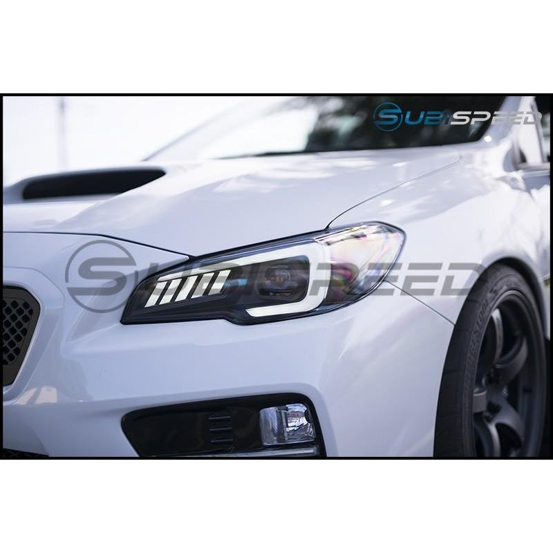 SubiSpeed, SUBISPEED LED HEADLIGHTS DRL AND SEQUENTIAL TURN SIGNALS 2018-2020 WRX Limited / 2018-2020 STI (SS15WRXHL-SQ-18KIT)