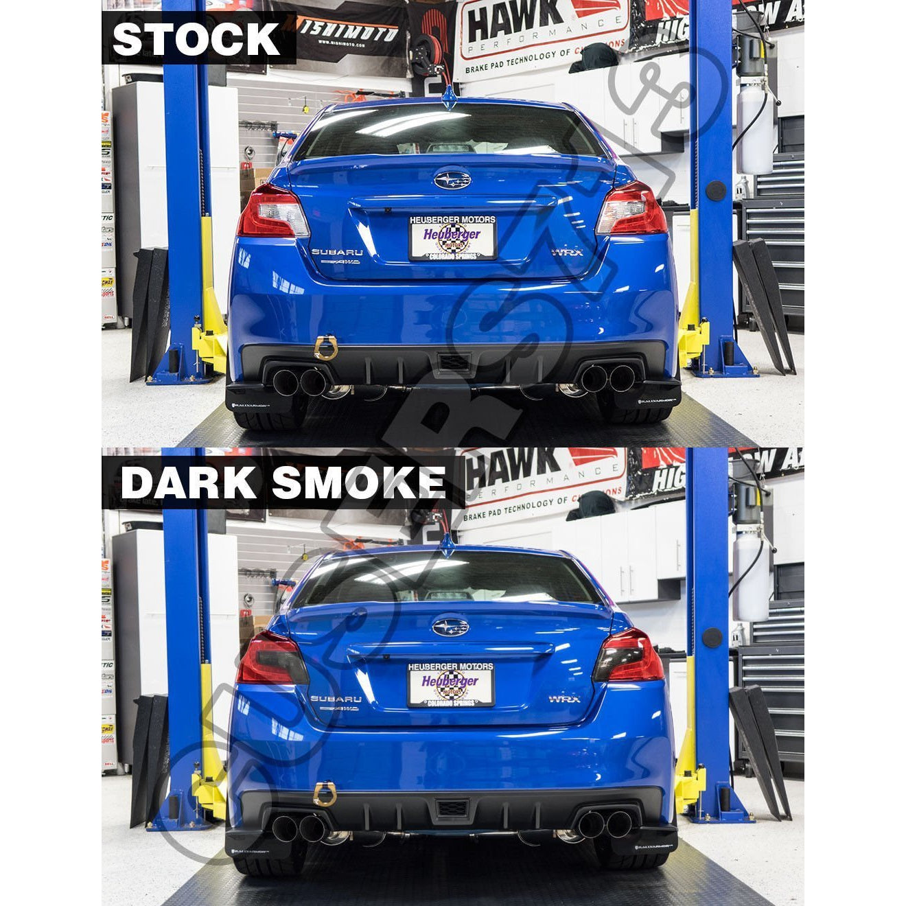 Sticker Fab, Sticker Fab Smoked Tail Light Overlays (Dark, Light, Red, or Yellow) - 2015-201 WRX / STI