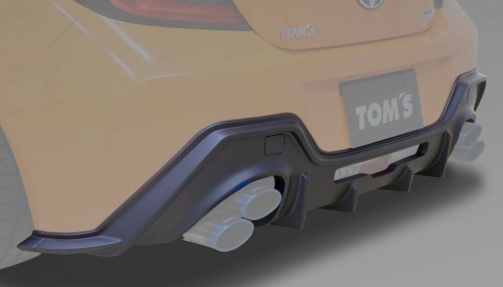 TOM'S, TOM'S Rear Under Diffuser Unpainted Toyota GR86 2022+ | 52159-TZN80-Z