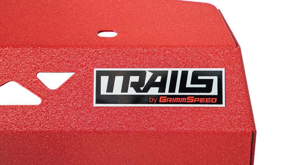 GrimmSpeed, TRAILS by GrimmSpeed Pulley Cover RED - Subaru 20+ Outback N/A | TBG114020.2