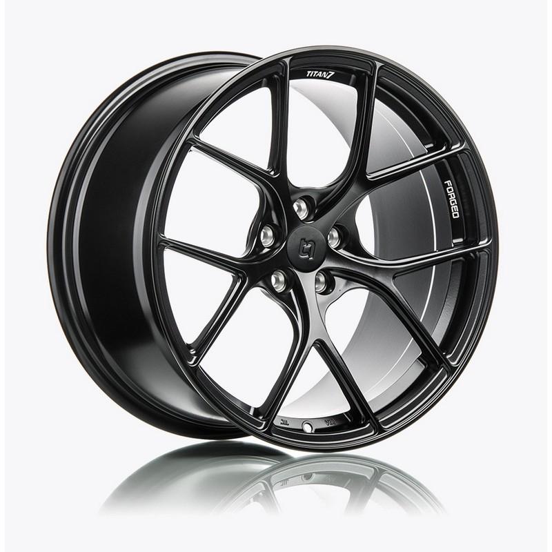 Titan 7, Titan 7 17 Inch T-S5 Machine Black Forged Wheels For Honda S2000 AP1, AP2