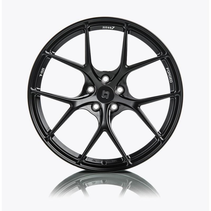 Titan 7, Titan 7 17 Inch T-S5 Machine Black Forged Wheels For Subaru BRZ