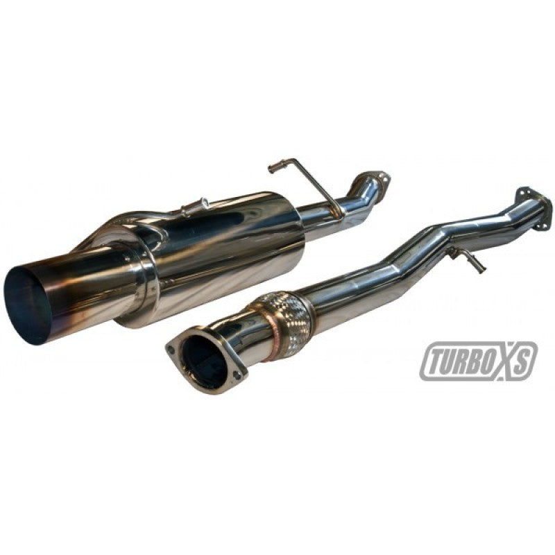 Turbo XS, Turbo XS 02-07 WRX-STi Catback Exhaust Blued Tips