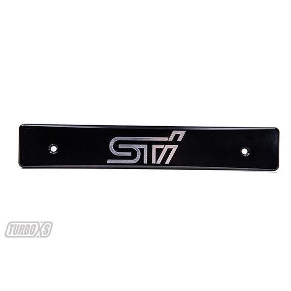 Turbo XS, Turbo XS "STI" License Plate Delete Subaru WRX / STI 2015-2019 (WS15-LPD-BLK-STI)