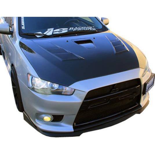 VIS Racing, VIS Racing Carbon Fiber Hood Terminator GT Style for Mitsubishi EVO 10 4DR 2008-2015 (08MTEV104DTMGT-010C)