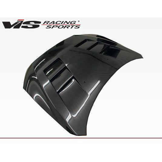 VIS Racing, VIS Racing Carbon Fiber Hood Terminator Style for Mitsubishi EVO 10 4DR 2008-2015 (08MTEV104DTM-010C)