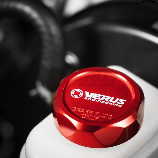 Verus Engineering, Verus Engineering 08-21 STI / WRX / 13-23 BRZ / 22-23 GR86 Brake Master Cylinder Cap Cover | A0417A-RED