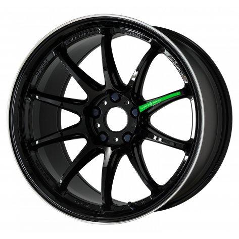 Work Wheels, WORK WHEELS EMOTION ZR10 18X8.5 +38 BLACK DIAMOND LIP CUT (BLKLC) - 2015+ WRX / STI