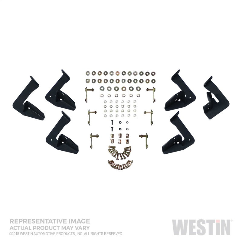 Westin, Westin 05-20 Tacoma Double Cab HDX Stainless Drop Nerf Step Bars Textured Black | 56-127752