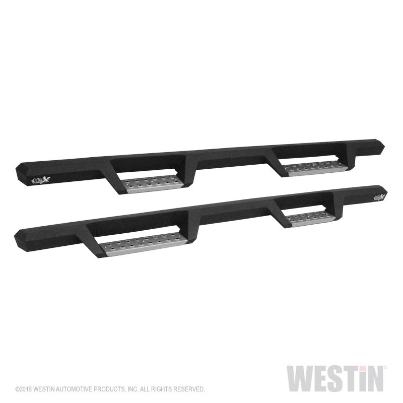 Westin, Westin 05-20 Tacoma Double Cab HDX Stainless Drop Nerf Step Bars Textured Black | 56-127752