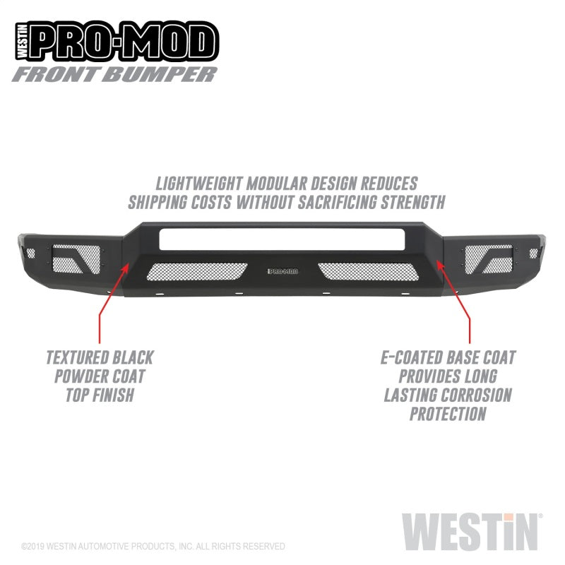 Westin, Westin Front Pro-Mod Bumper Toyota Tacoma 2016-2021 | 58-41045