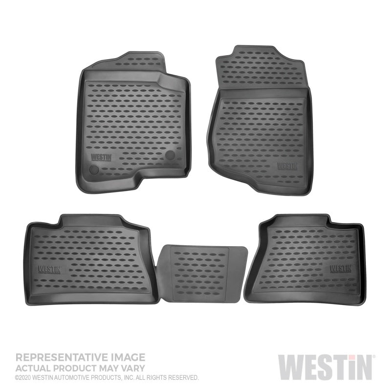 Westin, Westin Front Profile Floor Liners and 2nd Row Black Honda Accord Sedan 2018-2020 | 74-15-51026