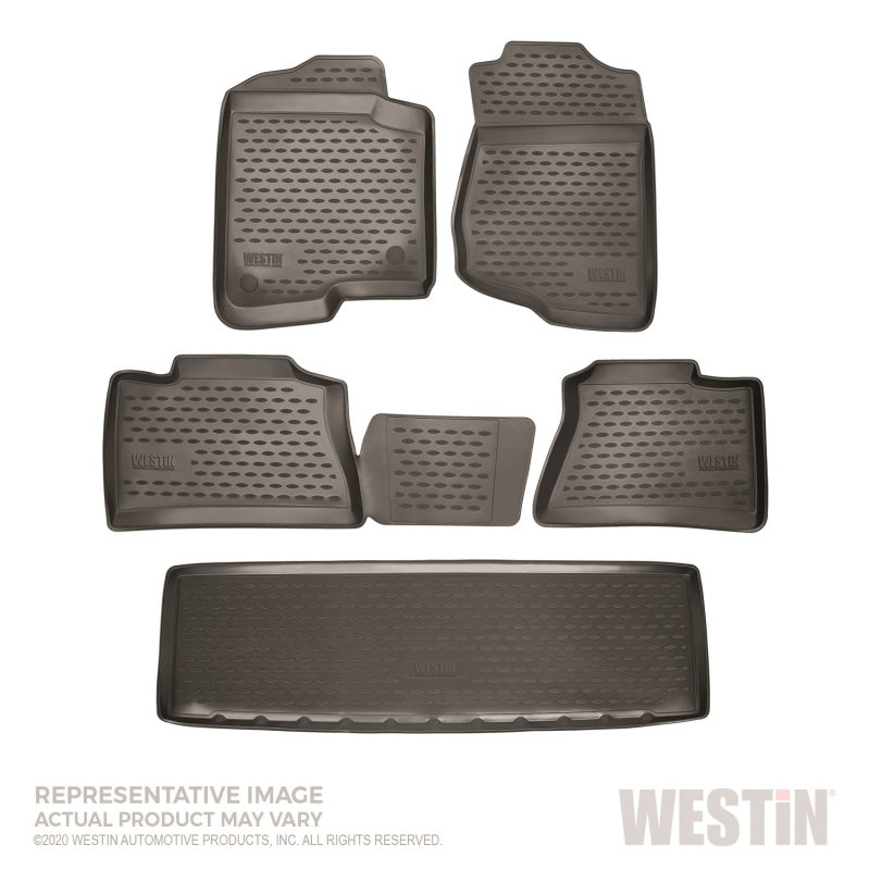 Westin, Westin Front Profile Liners 2nd and 3rd Row Set Black Honda Odyssey 2018-2020 | 74-15-51031