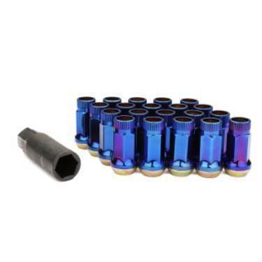 Muteki, Wheel Mate Muteki SR45R Lug Nut Kit 12x1.25 Burned Blue 20pc - Universal (32935UN)