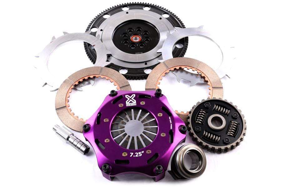 XClutch, XClutch Clutch Kit 7.25 in. Twin Sprung Ceramic Discs w/ Flywheel Subaru WRX 2002-2005 / Forester XT 2004-2006 | XKSU18520-2B