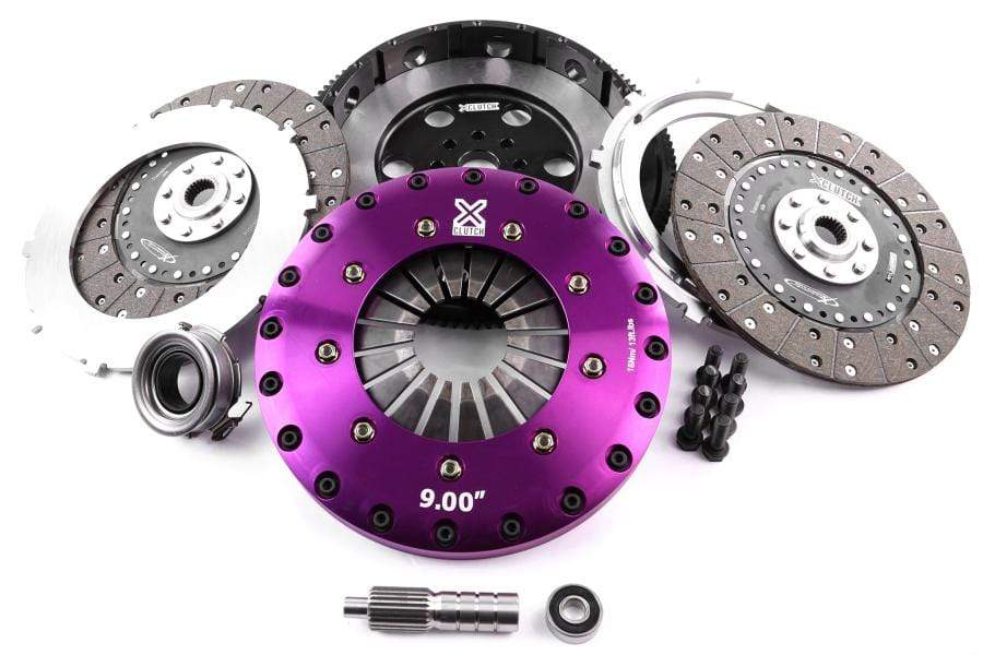 XClutch, XClutch Clutch Kit 9 in. Twin Solid Organic Clutch Discs w/ Flywheel Scion FR-S 2013-2016 / Subaru BRZ 2013+ / Toyota 86 2017+ | XKSU23540-2G