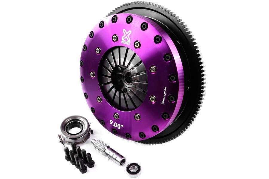 XClutch, XClutch Clutch Kit 9 in. Twin Solid Organic Clutch Discs w/ Flywheel Scion FR-S 2013-2016 / Subaru BRZ 2013+ / Toyota 86 2017+ | XKSU23540-2G