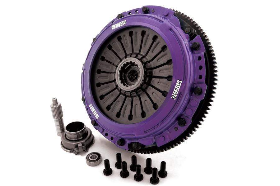 XClutch, XClutch Clutch Kit 9in Twin Solid Organic Disc w/ Flywheel Subaru STI 2004-2021 | XKSU23531-2G